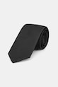 Kravata s hedvábím Calvin Klein černá CK2111E001