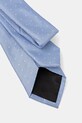 Calvin Klein krawat z dodatkiem jedwabiu CK2111E005 niebieski AW25