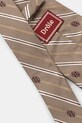 Копринена вратовръзка Drôle de Monsieur La Cravate Rayure Monogramme I.TI002.SE018 бежов AW25