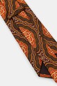 Копринена вратовръзка Drôle de Monsieur La Cravate MEdaillon I.TI002.SE016 оранжев AW25