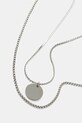 Accesorii Aldo colier 2-pack DUOLINK.040 argintiu