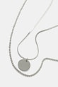 Akcesoria Aldo naszyjnik 2-pack DUOLINK.040 srebrny