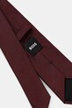 Γραβάτα με μετάξι BOSS 50550504 μπορντό AW25
