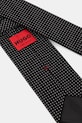 HUGO krawat z jedwabiem 50551721 czarny AW25