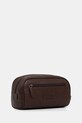 Barbour kosmetyczka skórzana MAC0452 brązowy AW25