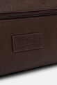 Barbour kosmetyczka skórzana brązowy MAC0452