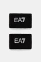 EA7 Emporio Armani opaski na nadgarstek 2-pack czarny AF18706.7X000349