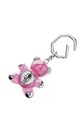 Kľúčenka Swarovski TEDDY ružová 5735365