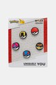 Crocs przypinki do obuwia Poke Ball 5-pack multicolor 10015745