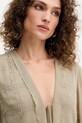 Patrizia Pepe bluzka beżowy 8C0807.A635