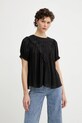 MUNTHE bluzka PERILLA casual czarny 252100025231
