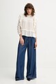 MUNTHE bluzka CRISP 252100225231 beżowy AW25