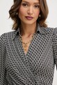 Μπλουζάκι Elisabetta Franchi μαύρο CAS0256E2