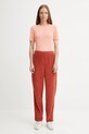 Calvin Klein t-shirt LV044A307G pomarańczowy AW25