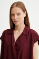 Calvin Klein bluzka bordowy LV044C199G
