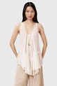 Blúzka AllSaints RACH relaxed biela W029PC
