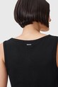 Odzież AllSaints top bawełniany KATARINA W192JC czarny
