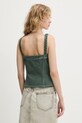 Odzież Stine Goya top jeansowy SG.PF25.T083.2393 zielony