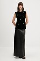 Stine Goya kamizelka z dodatkiem wełny SG.AW25.K043.2359 czarny AW25