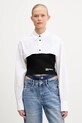 Karl Lagerfeld Jeans ing sima fekete A3W11006