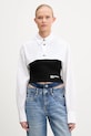Karl Lagerfeld Jeans cămașă lung negru A3W11006