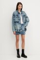 Tričko s dlouhým rukávem Karl Lagerfeld Jeans A3W17049 bílá AW25