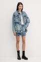 Tričko s dlouhým rukávem Karl Lagerfeld Jeans A3W17049 bílá AW25
