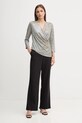 Joseph Ribkoff bluză 253087 argintiu AW25