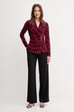 Joseph Ribkoff bluzka 253139 bordowy AW25