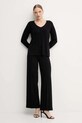 Joseph Ribkoff sweter z dodatkiem jedwabiu 254966 czarny AW25