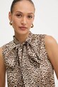 Blúzka Marciano Guess ALANIS hnedá 5YGH12.7298A