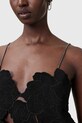Одяг Бавовняний топ AllSaints FLORA W144PC чорний