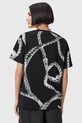 AllSaints tricou din bumbac HALYARD negru W153JC