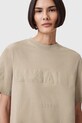 AllSaints tricou din bumbac LISA W211JA bej AW25