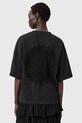 AllSaints tricou din bumbac AMELIE uni negru W224JC