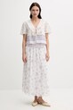 Pepe Jeans bluzka bawełniana PL305106 beżowy AW25