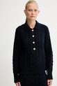 Bally sweter wełniany granatowy WKN0BG