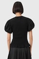 Μπλουζάκι AllSaints DAEL W013JD μαύρο AW25