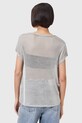 AllSaints bluzka THEA srebrny W207JC