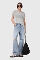AllSaints bluzka THEA W207JC srebrny