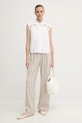 Dkny cămașă din bumbac P5DM0B45 alb AW25