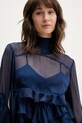 Blúzka Bardot 59933TB tmavomodrá