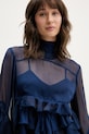 Blúzka Bardot 59933TB tmavomodrá
