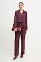 Twinset bluzka 252TP2291 bordowy AW25