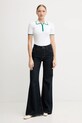 Calvin Klein Jeans polo LV044D304G biały AW25
