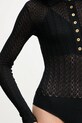 Κορμάκι Elisabetta Franchi μαύρο BK66T51E3
