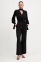 Κορμάκι Elisabetta Franchi CB00651E3 μαύρο AW25