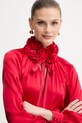 Luisa Spagnoli bluzka jedwabna czerwony 542316