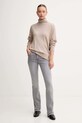 Gaudi sweter z dodatkiem wełny 521FD53002 beżowy AW25