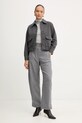Лонгслив BOSS Orange 50548098 серый AW25